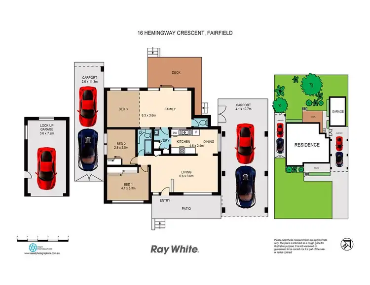Floorplan of Homely house listing, 16 Hemingway Crescent, Fairfield NSW 2165