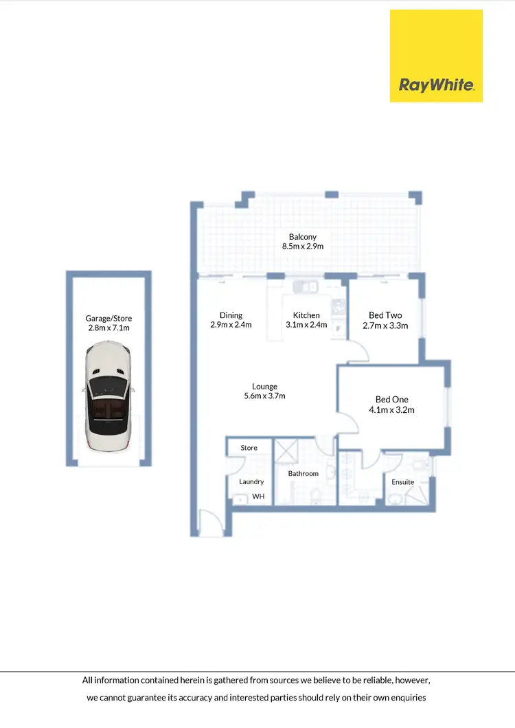 Floorplan of Homely unit listing, 6/133-137 Harrow Road, Kogarah NSW 2217
