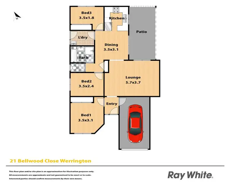 Floorplan of Homely house listing, 21 Bellwood Close, Werrington NSW 2747