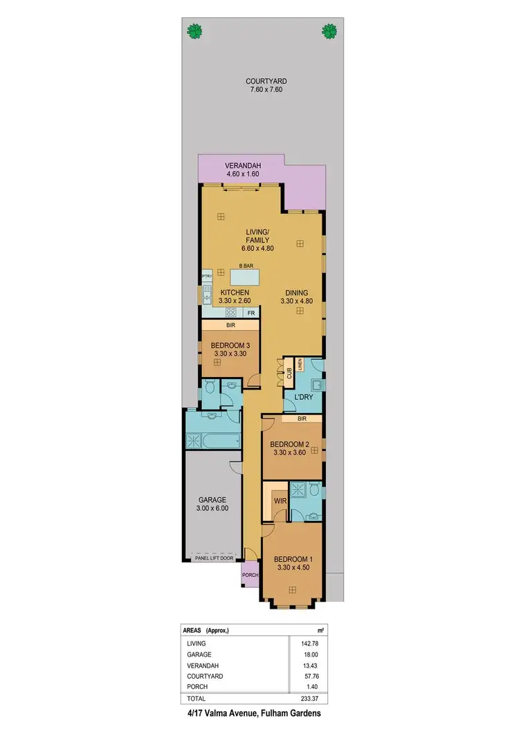 Floorplan of Homely house listing, 4/17 Valma Avenue, Fulham Gardens SA 5024