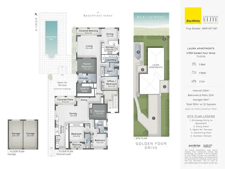 Floorplan of Homely apartment listing, 1/353 Golden Four Drive, Tugun QLD 4224