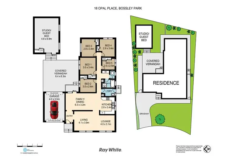 Floorplan of Homely house listing, 18 Opal Place, Bossley Park NSW 2176
