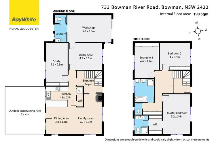 Floorplan of Homely rural property listing, 733 Bowman River Road, Gloucester NSW 2422