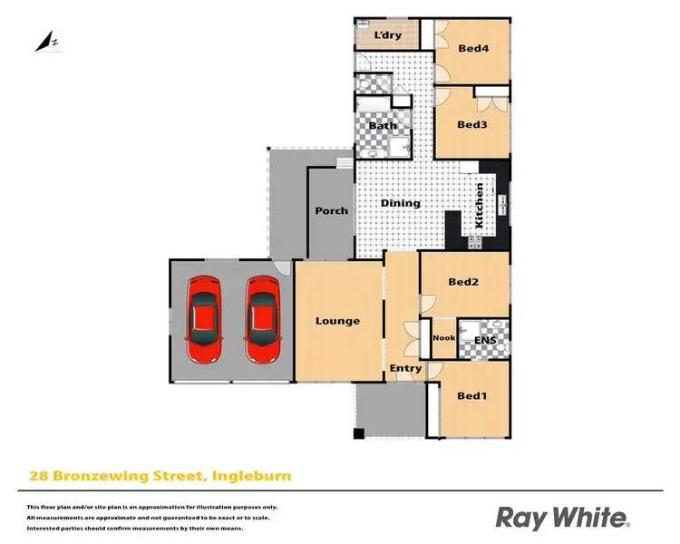 Floorplan of Homely house listing, 28 Bronzewing Street, Ingleburn NSW 2565