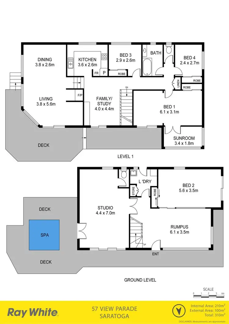 Floorplan of Homely house listing, 57 View Parade, Saratoga NSW 2251