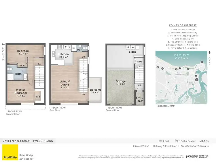 Floorplan of Homely unit listing, 7/18 Frances Street, Tweed Heads NSW 2485