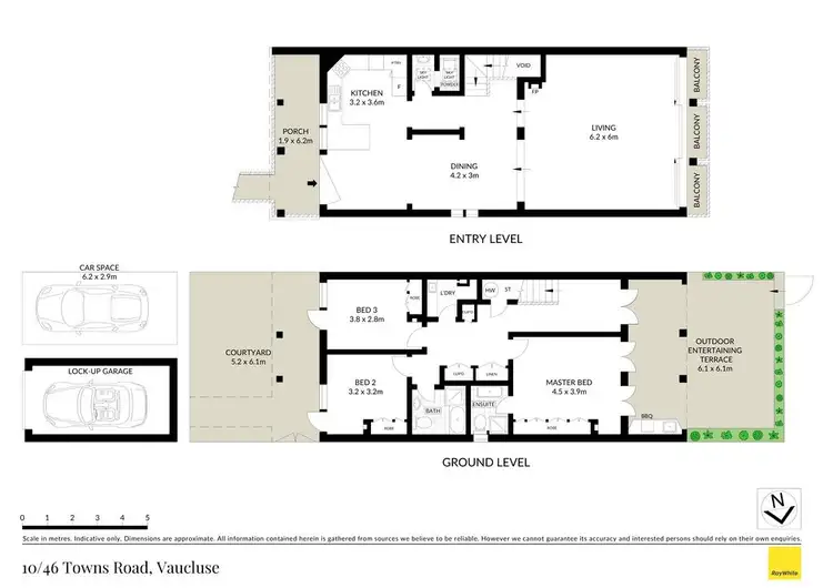 Floorplan of Homely apartment listing, 10/46 Towns Road, Vaucluse NSW 2030