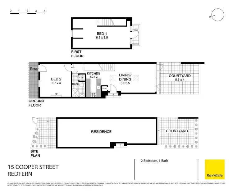 Floorplan of Homely house listing, 15 Cooper Street, Redfern NSW 2016