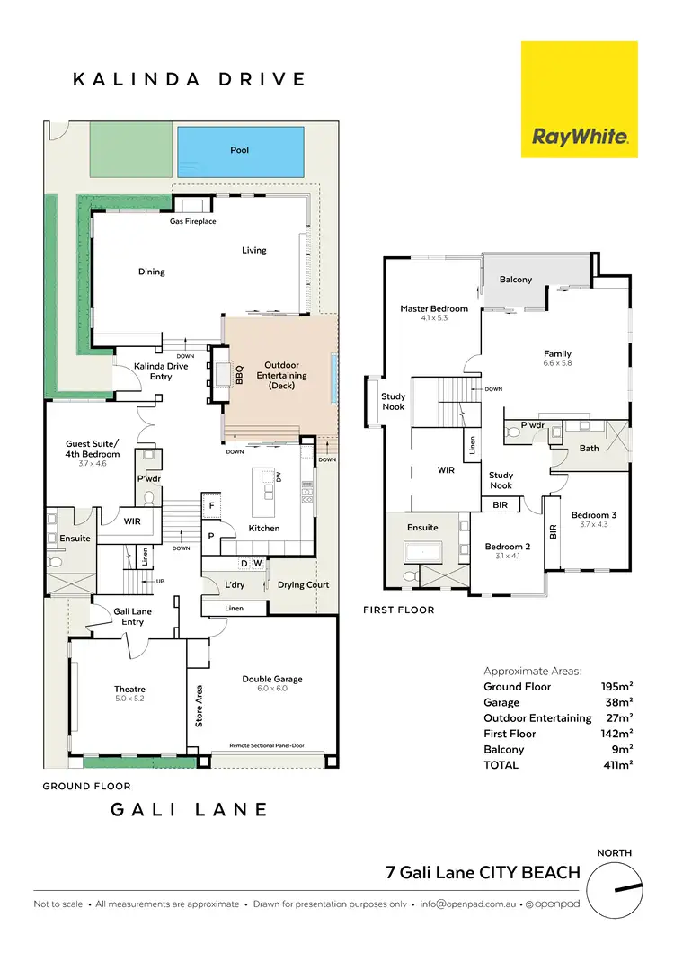 Floorplan of Homely house listing, 7 Gali Lane, City Beach WA 6015