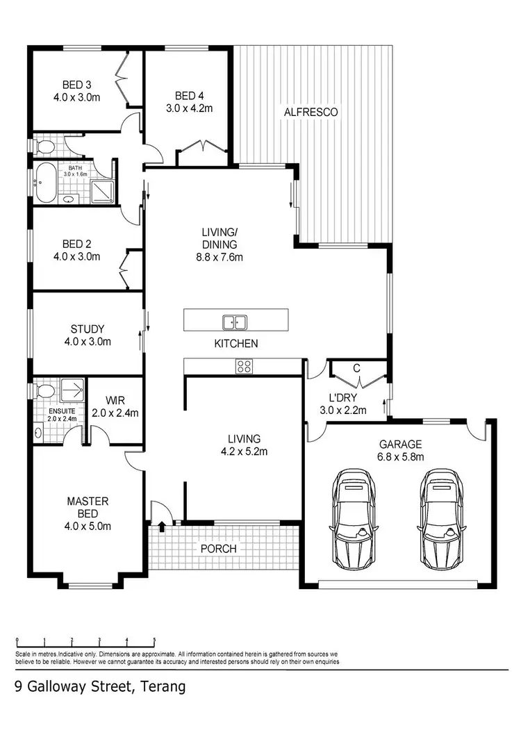 Floorplan of Homely house listing, 9 Galloway Street, Terang VIC 3264