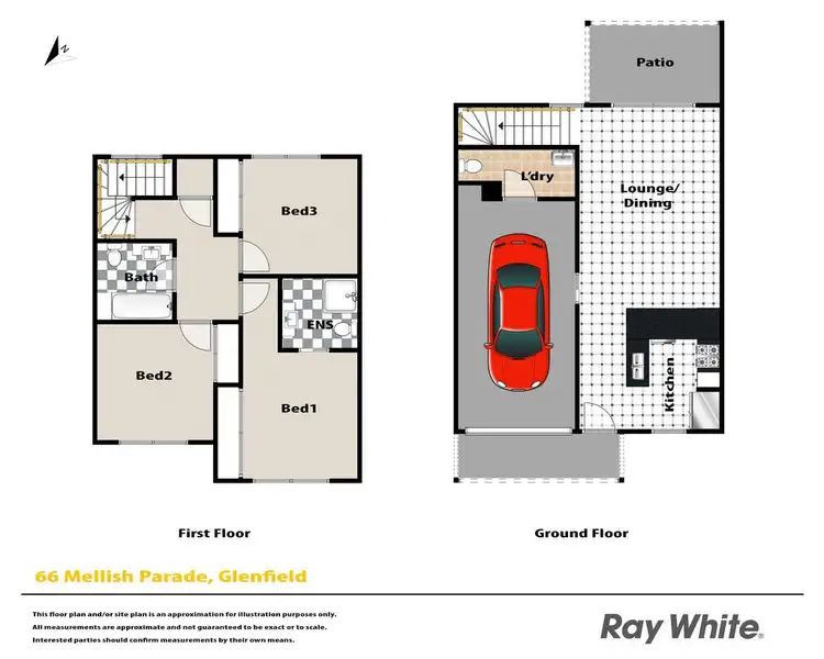 Floorplan of Homely townhouse listing, Address available on request