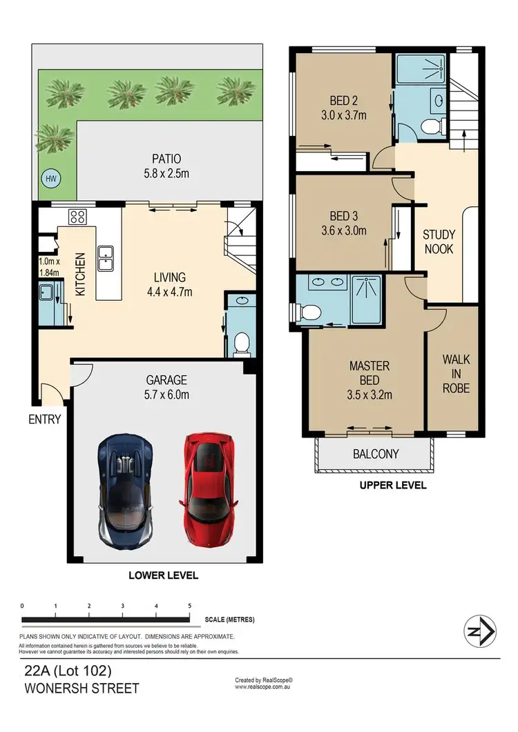 Floorplan of Homely townhouse listing, 22B Wonersh Street, Carina QLD 4152