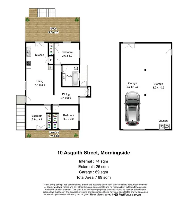 Floorplan of Homely house listing, 10 Asquith Street, Morningside QLD 4170