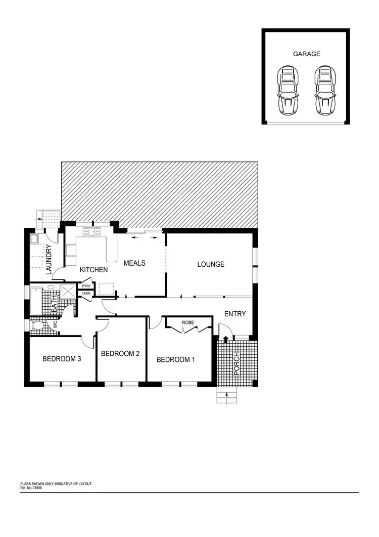 Floorplan of Homely house listing, 100 Clive Steele Avenue, Monash ACT 2904