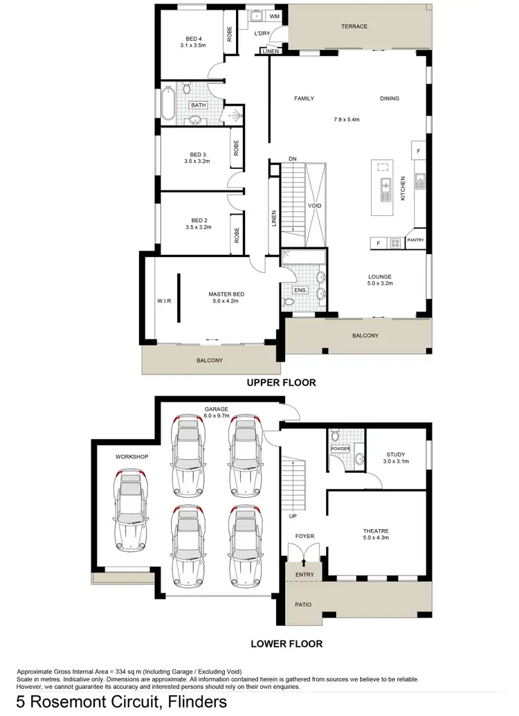 Floorplan of Homely house listing, 5 Rosemont Circuit, Flinders NSW 2529