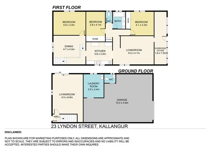 Floorplan of Homely house listing, 23 Lyndon Street, Kallangur QLD 4503