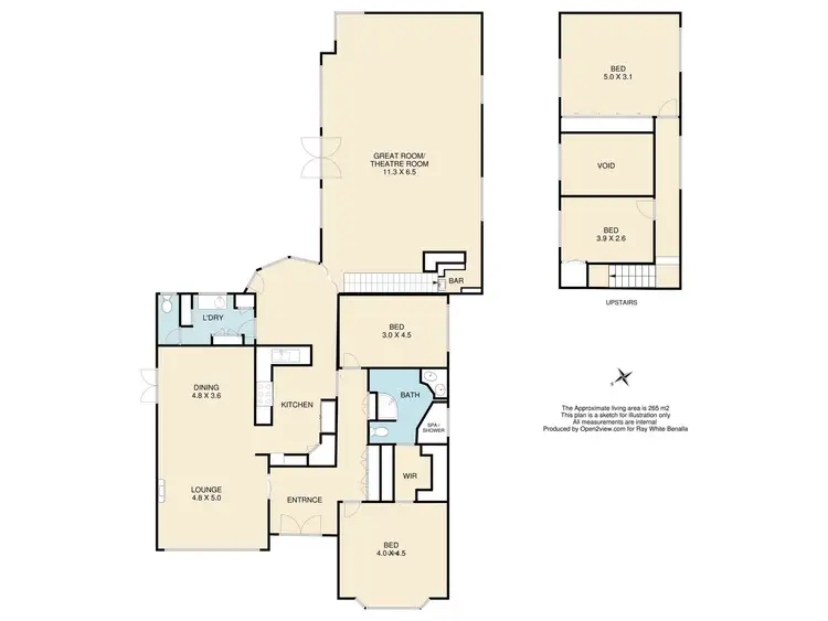 Floorplan of Homely house listing, 35 Cecil Street, Benalla VIC 3672