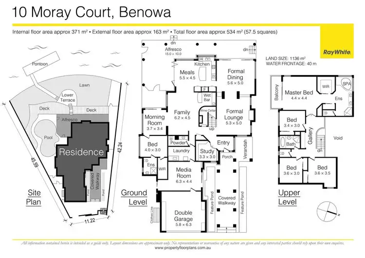 Floorplan of Homely house listing, 10 Moray Court, Benowa Waters QLD 4217