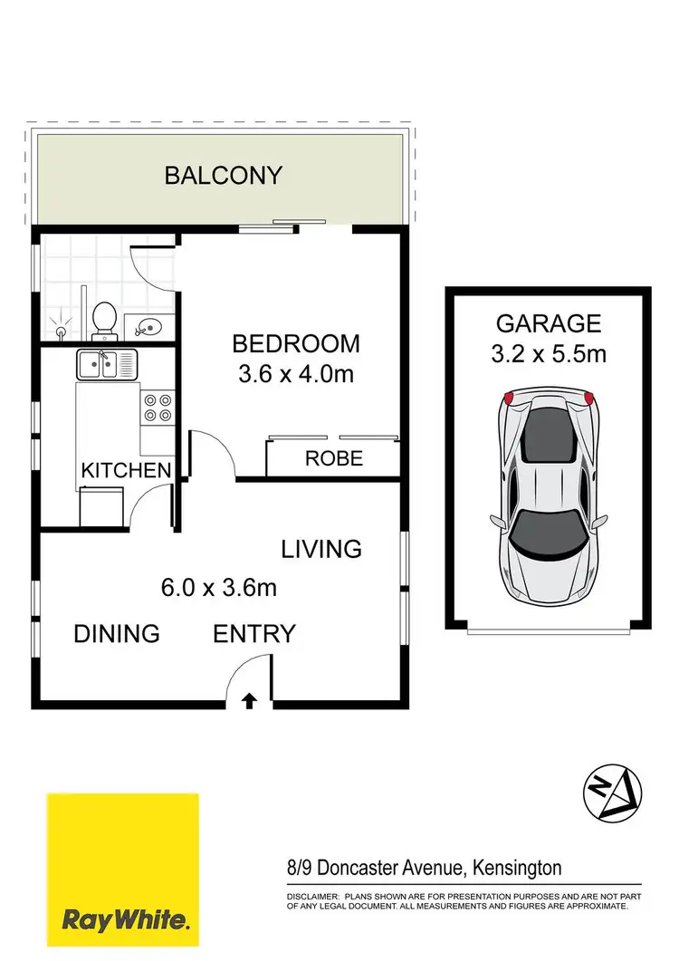 Floorplan of Homely apartment listing, 8/9 Doncaster Avenue, Kensington NSW 2033