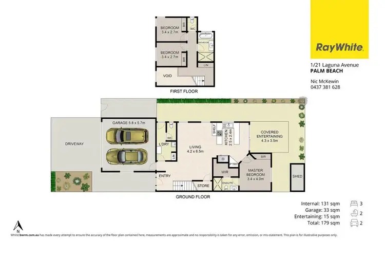 Floorplan of Homely semi-detached listing, 1/21 Laguna Avenue, Palm Beach QLD 4221