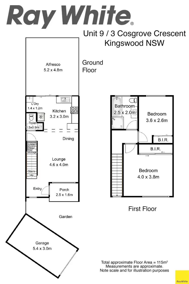 Floorplan of Homely townhouse listing, 9/3 Cosgrove Crescent, Kingswood NSW 2747