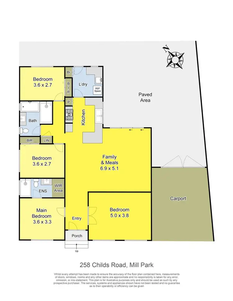 Floorplan of Homely house listing, 258 Childs Road, Mill Park VIC 3082