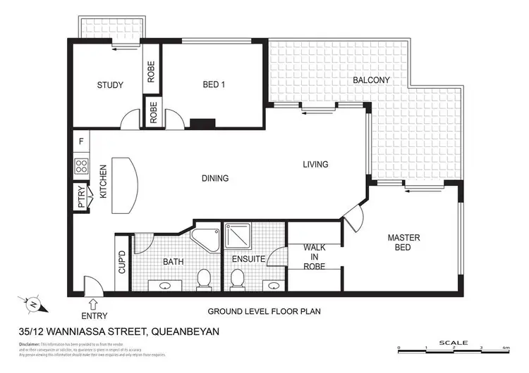 Floorplan of Homely unit listing, 35/12 Waniassa Street, Queanbeyan East NSW 2620