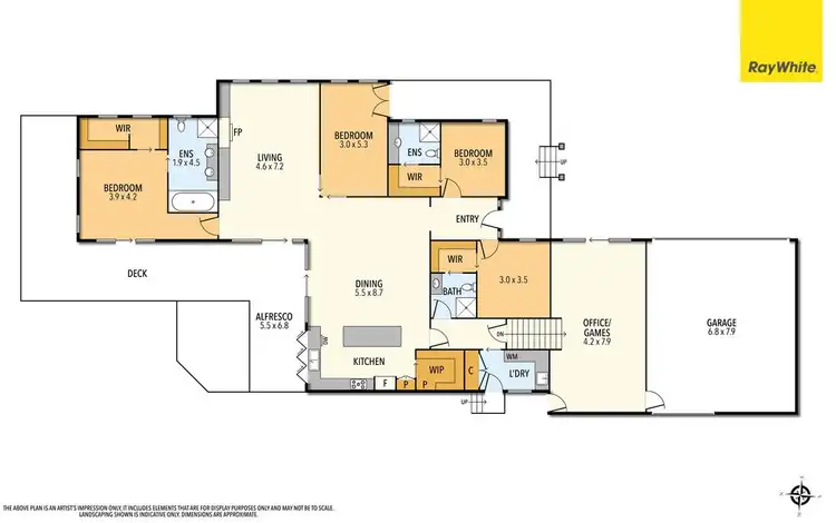 Floorplan of Homely house listing, 10 Amanda Close, Cowes VIC 3922