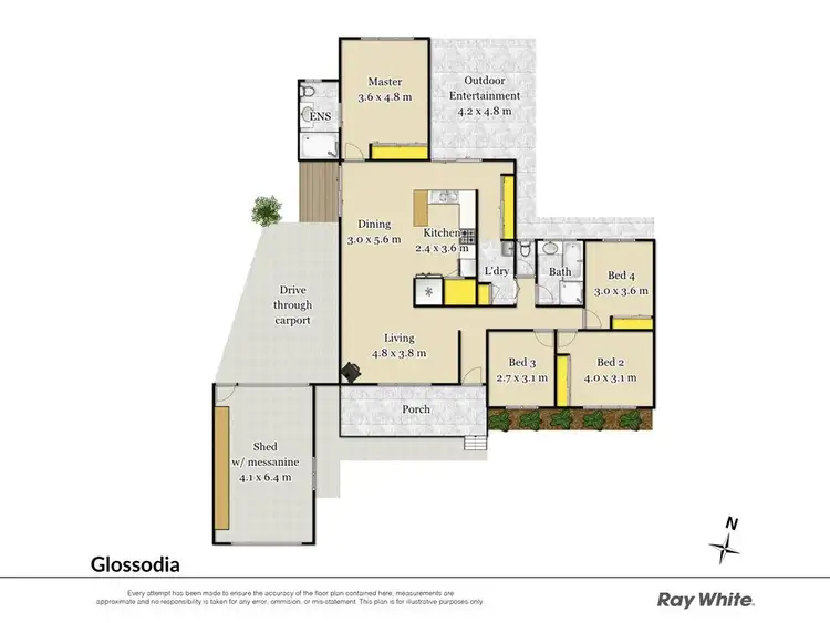 Floorplan of Homely house listing, 6 Ian Street, Glossodia NSW 2756