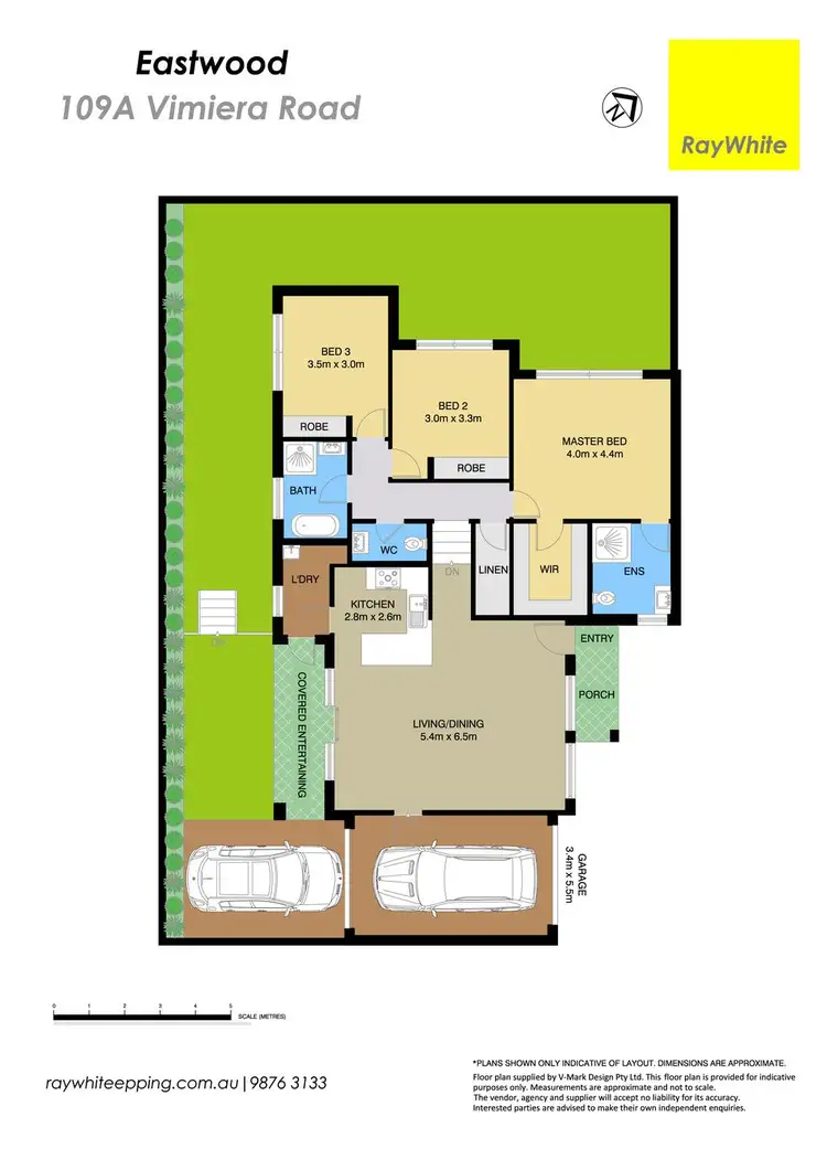 Floorplan of Homely villa listing, 109A Vimiera Road, Eastwood NSW 2122
