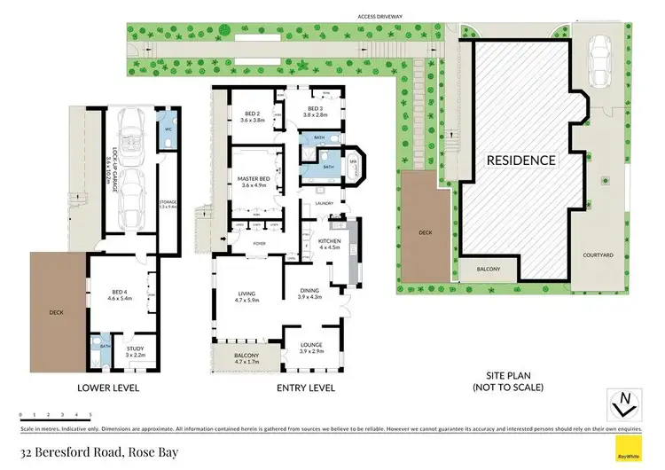 Floorplan of Homely house listing, 32 Beresford Road, Rose Bay NSW 2029
