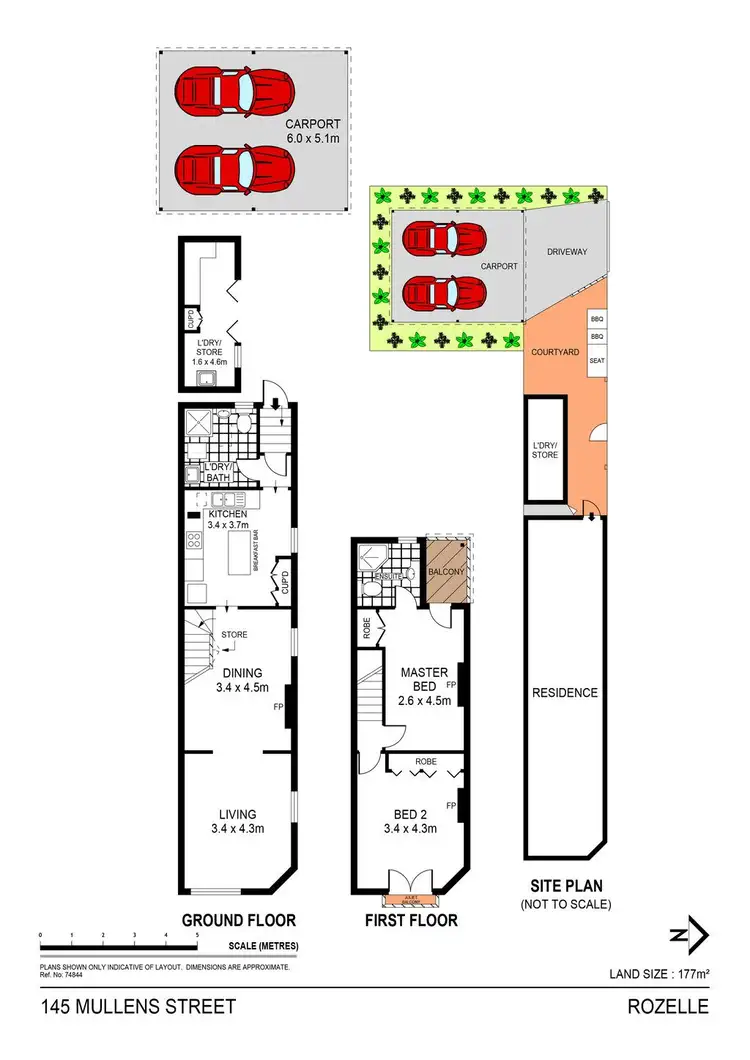 Floorplan of Homely house listing, 145 Mullens Street, Rozelle NSW 2039