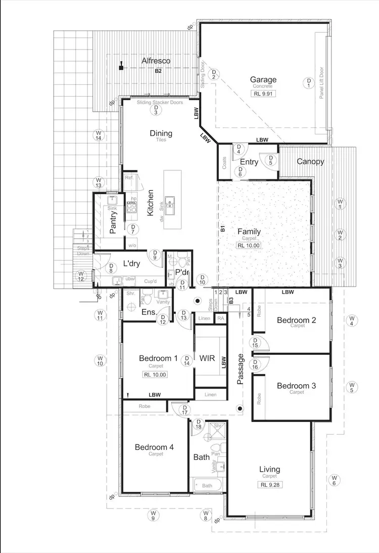 Floorplan of Homely house listing, 57 Dobson Way, Warrnambool VIC 3280