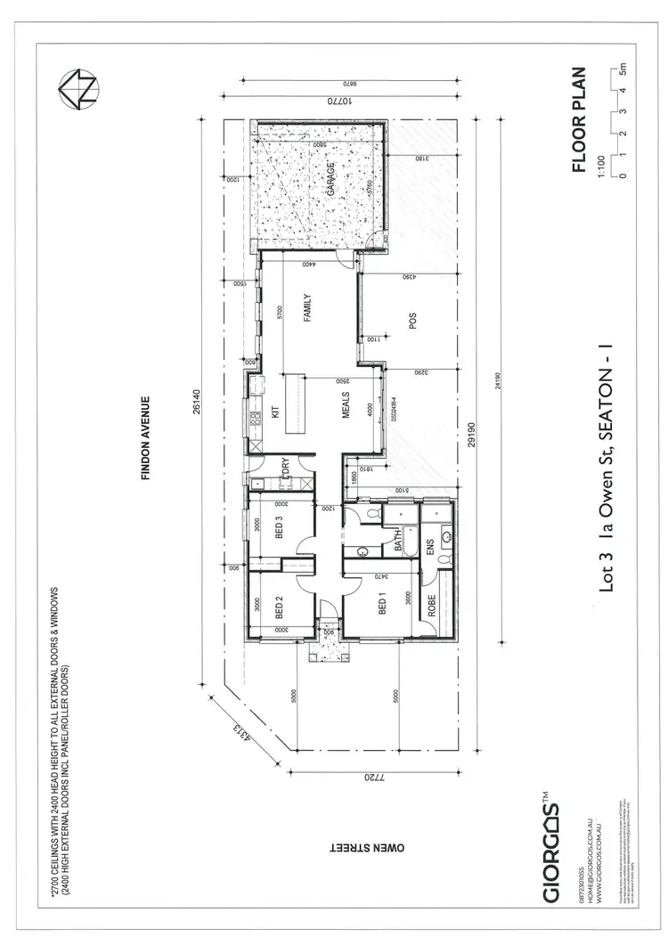 Floorplan of Homely land listing, Lot 3/1A Owen Street, Seaton SA 5023
