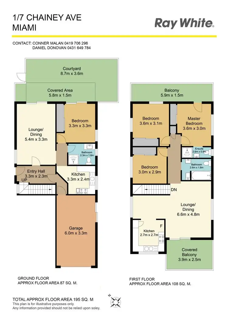 Floorplan of Homely house listing, 1/7 Chainey Avenue, Miami QLD 4220
