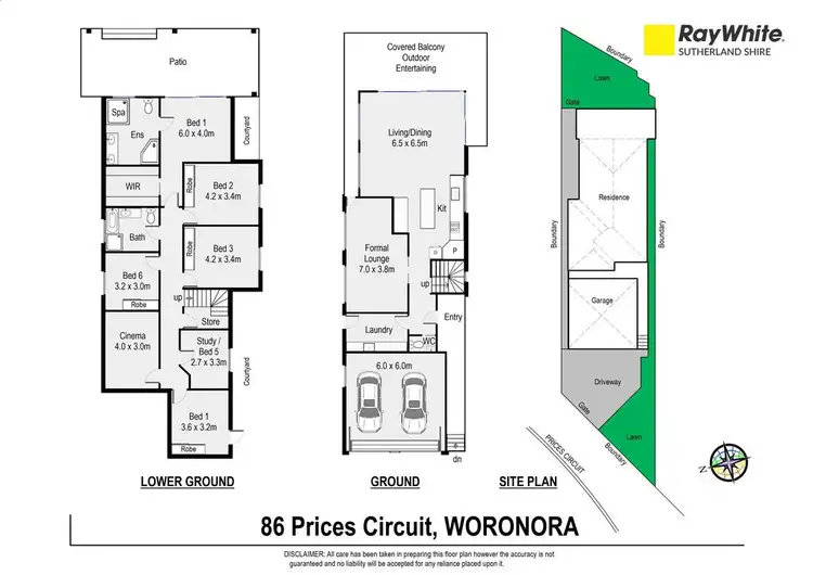 Floorplan of Homely house listing, 86 Prices Circuit, Woronora NSW 2232