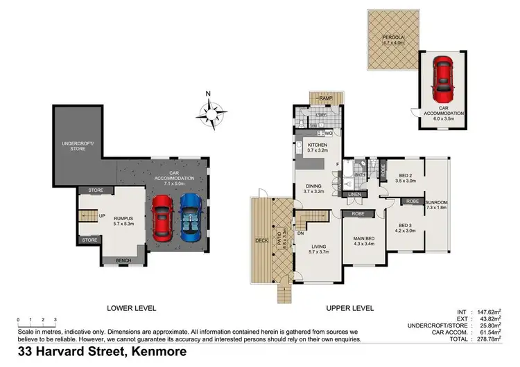 Floorplan of Homely house listing, 33 Harvard Street, Kenmore QLD 4069