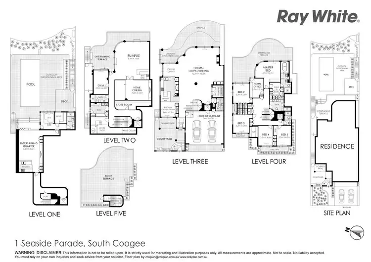Floorplan of Homely house listing, 1 Seaside Parade, South Coogee NSW 2034