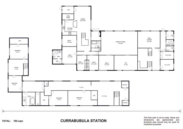Floorplan of Homely rural property listing, 118 Keechs Road, Currabubula NSW 2342