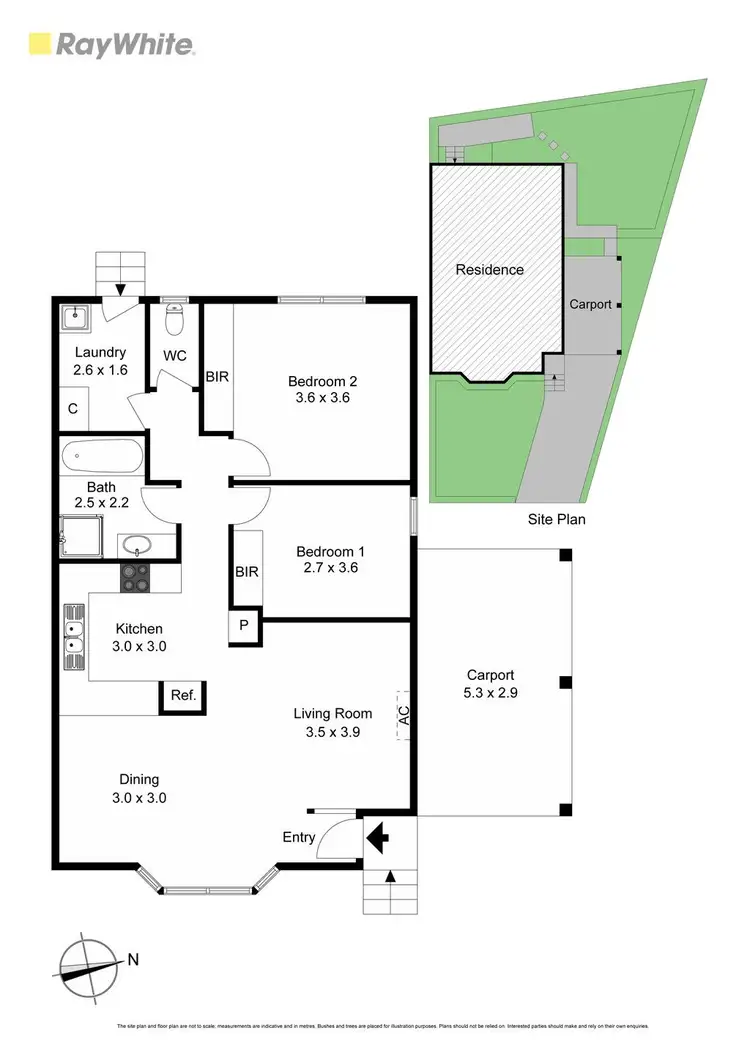 Floorplan of Homely unit listing, 21 Euroka Street, Chadstone VIC 3148