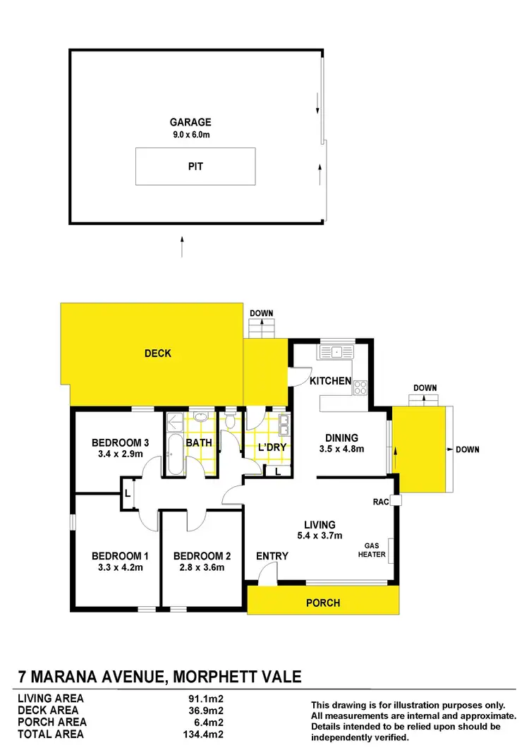Floorplan of Homely house listing, 7 Marana Avenue, Morphett Vale SA 5162