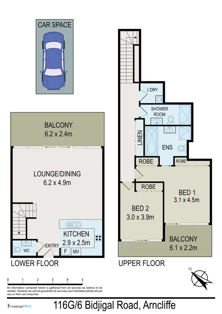 Floorplan of Homely apartment listing, 116/6 Bidjigal Road, Arncliffe NSW 2205