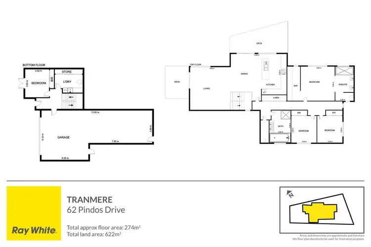 Floorplan of Homely house listing, 62 Pindos Drive, Tranmere TAS 7018