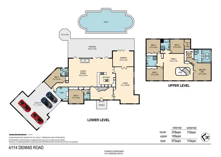 Floorplan of Homely house listing, 4/114 Dennis Road, Springwood QLD 4127
