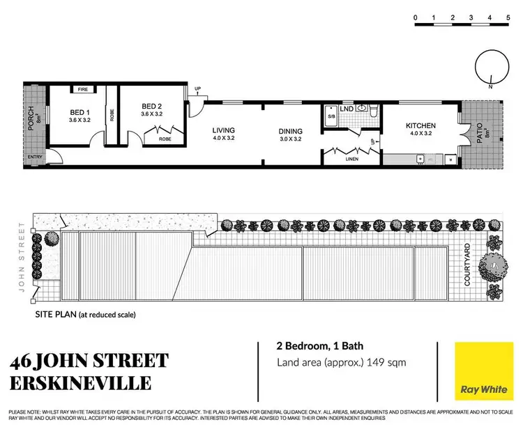 Floorplan of Homely house listing, 46 John Street, Erskineville NSW 2043