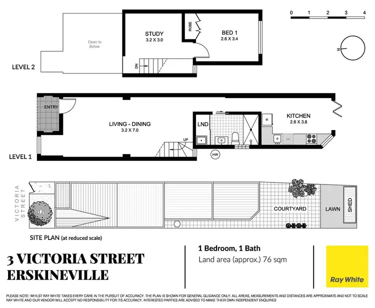 Floorplan of Homely house listing, 3 Victoria Street, Erskineville NSW 2043