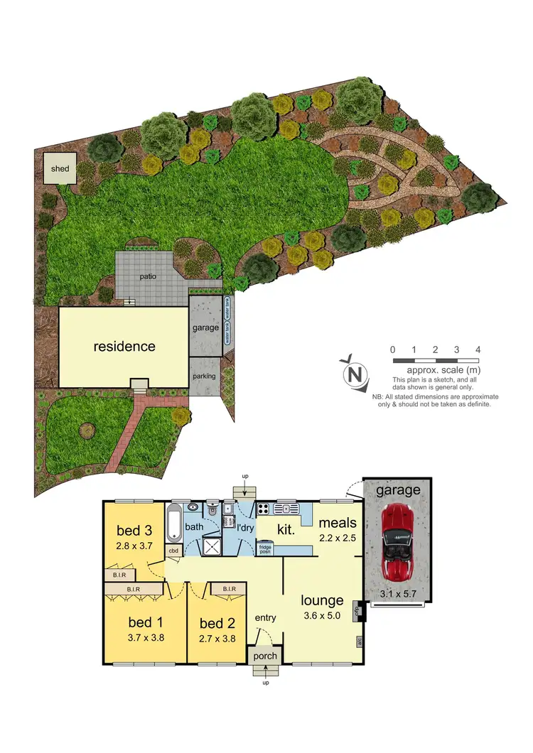 Floorplan of Homely house listing, 2/4 Rowan Court, Mount Waverley VIC 3149