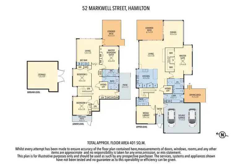 Floorplan of Homely house listing, 52 Markwell Street, Hamilton QLD 4007