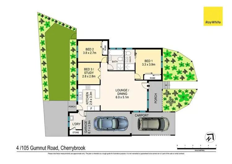 Floorplan of Homely townhouse listing, 4/105 Gumnut Road, Cherrybrook NSW 2126