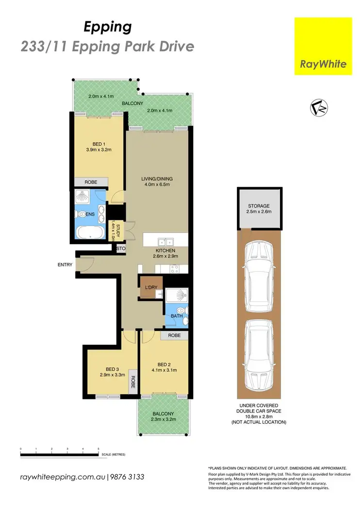 Floorplan of Homely apartment listing, 233/11 Epping Park Drive, Epping NSW 2121
